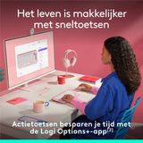 Logitech - POP Keys - Draadloos Mechanisch Toetsenbord - Zwart - Retro Esthetiek