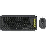 Logitech - POP ICON COMBO - Bluetooth-Toetsenbord en Muis - Grafiet - Gerecycled Plastic