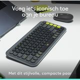 Logitech - POP Icon Combo - Toetsenbord en Muis - Bluetooth - Graphite Green