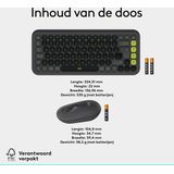 Logitech - POP Icon Combo - Toetsenbord en Muis - Bluetooth - Graphite Green