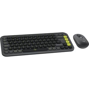 Logitech - POP Icon Combo - Toetsenbord en Muis - Bluetooth - Graphite Green