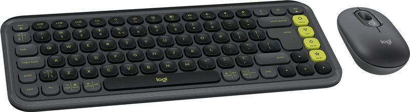 Logitech - POP Icon Combo - Toetsenbord en Muis - Bluetooth - Graphite Green