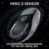 Logitech - G Pro X Superlight 2 - Gamingmuis - Wit - Draadloos - 32k DPI