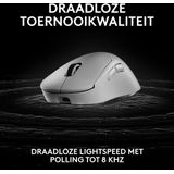 Logitech - G Pro X Superlight 2 - Gamingmuis - Wit - Draadloos - 32k DPI