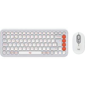 Logitech - Pop Icon Combo - Toetsenbord en Muis - Off White
