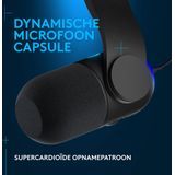 Logitech G Yeticaster GX Gaming Microfoon Dynamisch met Microfoonarm RGB USB Graphite