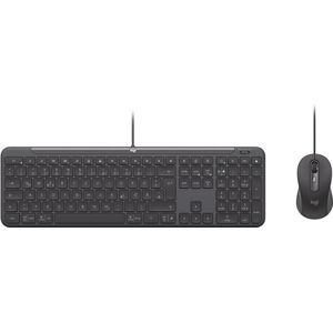 Logitech - Signature Slim Wired Combo MK620 - Toetsenbord en Muis - Grafiet - USB-C