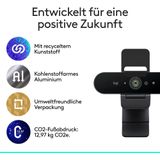 Logitech - Brio 4K Webcam - Videobellen - Zwart - USB