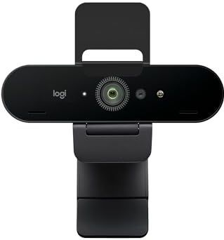 Logitech - Brio 4K Webcam - Videobellen - Zwart - USB
