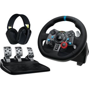 Logitech - G29 - Racestuur - Zwart - Aluminium en Leer
