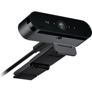 Logitech - BRIO 4K Webcam - Zwart - USB-C
