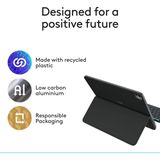 Logitech Flip Folio Toetsenbord Hoes QWERTY - Zwart - Voor iPad Pro (2024) / iPad Air (2025) 13 inch