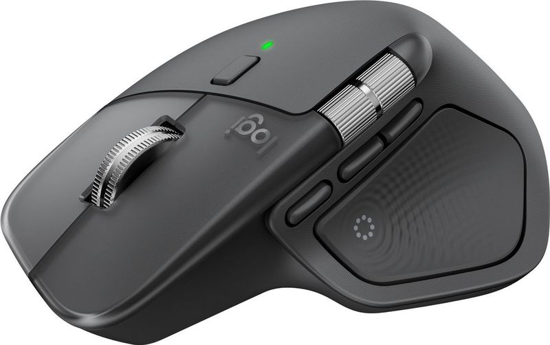 Logitech MX Master 4 - Graphite - Ergonomische Muis - Optisch - 9 Knoppen - Zwart