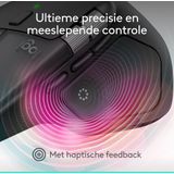 Logitech - MX Master 4 for Mac - Ergonomische Muis - Zwart - Optisch - 9 Knoppen