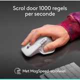 Logitech - MX Master 4 for Mac - Ergonomische Muis - Zwart - Optisch - 9 Knoppen