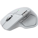 Logitech - MX Master 4 for MAC - Ergonomische muis - Pale Grey - Optisch - 9 knoppen - Wit