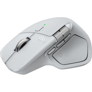 Logitech - MX Master 4 for MAC - Ergonomische muis - Pale Grey - Optisch - 9 knoppen - Wit
