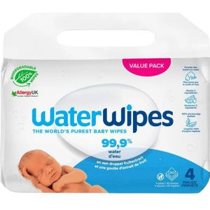 WaterWipes Vochtige doekjes Bio Doekjes 4x60 stuks