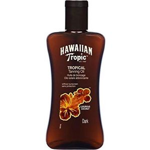 Hawaiian Tropic Glowing Oil Tanning Oil - Kokosgeur - Hydraterend