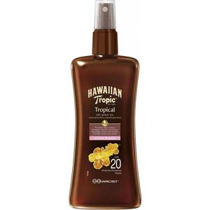 Hawaiian Tropic Protective Dry Spray Oil - SPF20 - 200ml - 1 stuk