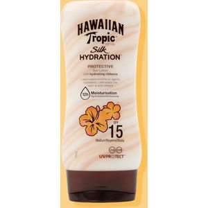 Hawaiian Tropic - Silk Hydration - Hydraterende Crème - SPF 15 - 180 ml