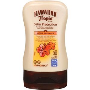 1+1 gratis: Hawaiian Tropic Zonnebrand Lotion Satin Protection SPF30 100ml