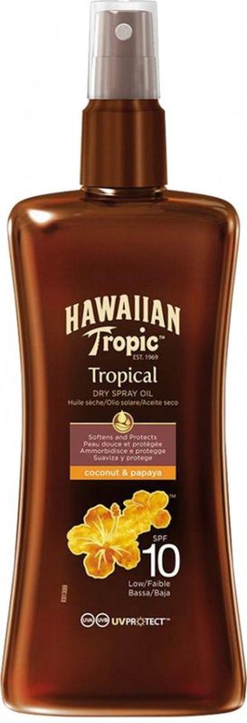 Sun Block Hawaiian Tropic Coconut Papaya 200 ml Spf 10