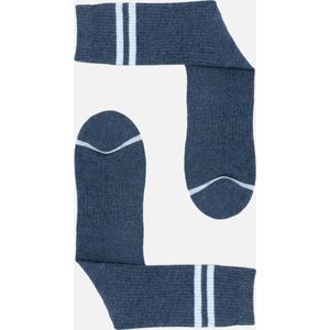 Terry sokken - badstof voetbed - blauwgrijs