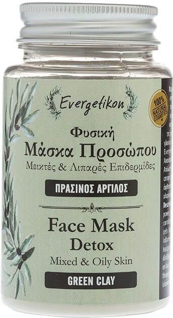 Gezichtsmasker - Groene Klei Masker - Evergetikon