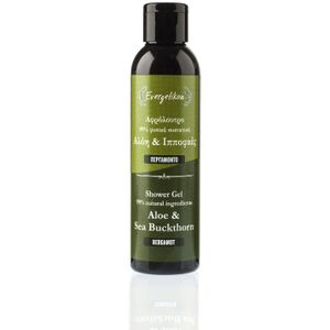Douchegel Aloe, Zeehoorn en Bergamot. 99% natuurlijke ingrediënten.