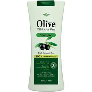 Herbolive Shampoo Olijfolie & Aloe Vera - Droog en Beschadigd Haar - 200 ml