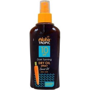 Aloha Tropic Zon Olie SPF 10 Wortel Olie 200ml