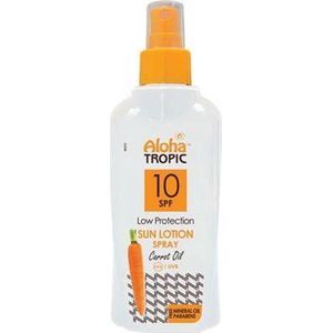 Aloha Tropic Zonnebrand Spray SPF 10 Wortelolie