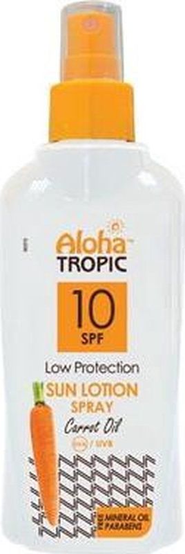 Aloha Tropic Zonlotion SPF10 *Wortelolie* Spray 200ml/40449