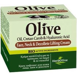 Herbolive Olive Oil, Cretan Carog & Hyaluronic Acid Dagcrème - 50 ml