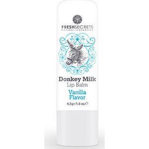 Fresh Secrets Lipbalsem *Ezelinnenmelk & Vanille* 4.5g