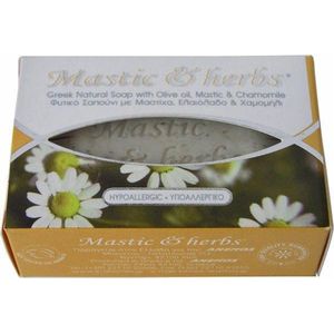 Mastic & Herbs Natuurlijke zeep met Chios mastiek, olijfolie en kamille - 2 stuks voordeelverpakking