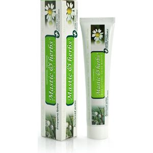 Mastic & Herbs Natuurlijke Tandpasta met Chios mastiek en kamille - 2 stuks voordeelverpakking