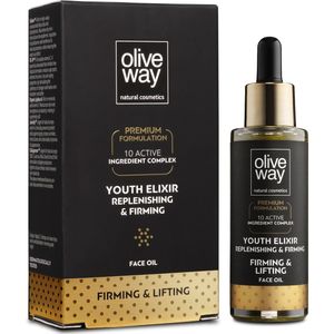 Oliveway Verstevigende gezichtsolie, krijg een stralende jonge huid met deze Jeugd elixer - Voor gezicht, hals en decolleté