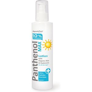 Panthenol Max Lotion 250ml – Intens Hydraterende After Sun Lotion met 10% Panthenol, Biologische Aloë Vera & Hyaluronzuur voor Directe Kalmering van de Huid