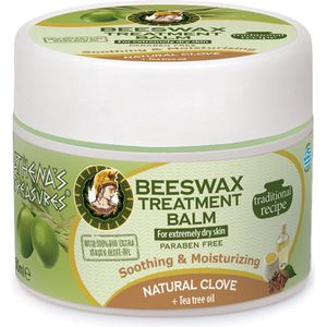 Athena’s Treasures Beeswax Treatment Balm Clove 50ml – Verzachtende Bijenwasbalsem voor Intens Droge Huid