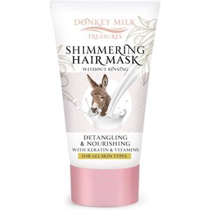 Donkey Milk Treasures Shimmering Hair Mask Without Rinsing 100ml | Haarmasker