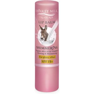 Donkey M1lk Treasures Shimmering Lip Balm SPF 15 3.2gr | Lippenbalsem Natural Glossy Effect