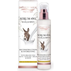 Pharmaid Donkey Milk Treasures Serum Oil Hair & Body 100ml | Natuurlijke Haarverzorging