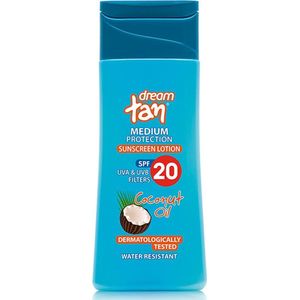 Pharmaid Dream Tan Zonnebrand Skincare Anti Age Lotion Kokos SPF 20 - 200ml |Natuurlijk Goed