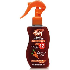 Pharmaid Dream Tan Zonnebrand Spray Wortelolie Lage bescherming SPF 12 150ml | Zonnebrand