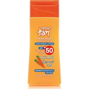 Pharmaid Dream Tan Zonnebrandmelk Lotion Wortelolie | Hoge bescherming SPF 50+ 200ml