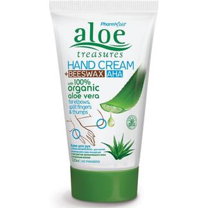 Pharmaid Aloe Treasures Handcrème met Bijenwas & AHA – Intensieve Hydratatie & Exfoliërende Verzorging (120ml)