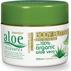 Pharmaid Aloe Treasures Body Butter Olive Oil 200ml: Intensief Hydraterende en Voedende Body Butter voor Zijdezachte Huid