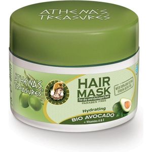 Pharmaid Athenas Treasures Haarmasker Natuurlijke haarverzorging Bio Avocado en oijfolie 200ml.